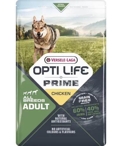 Versele-Laga Opti Life Prime Adult Chicken 2,5kg kutyatáp