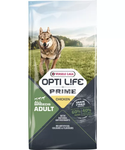 Versele-Laga Opti Life Prime Adult Chicken 12,5kg kutyatáp