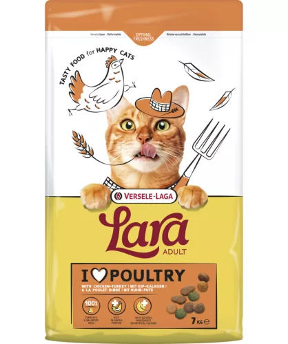 Versele-Laga Lara Adult with Turkey-Chicken  7kg száraz  macskatáp