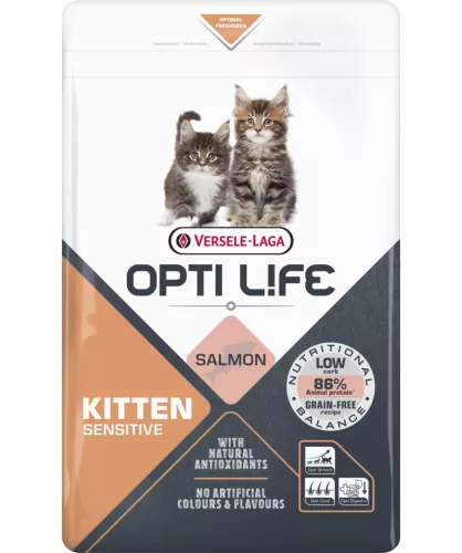 Versele-Laga Opti Life Cat Sensitive Kitten száraz macskatáp 2,5kg