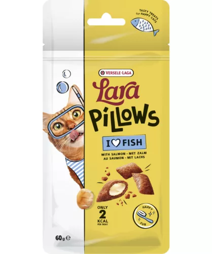 Versele-Laga Lara snack Salmon Pillows Skin & Coat Snacks 0,06kg jutalomfalat cicáknak