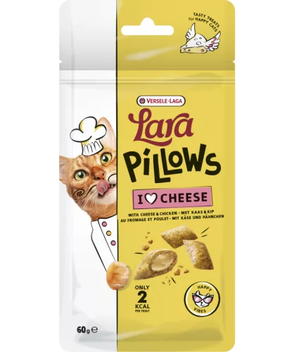 Versele-Laga Lara snack Cheese Pillows Heart & Vision Snacks 0,06kg jutalomfalat cicáknak