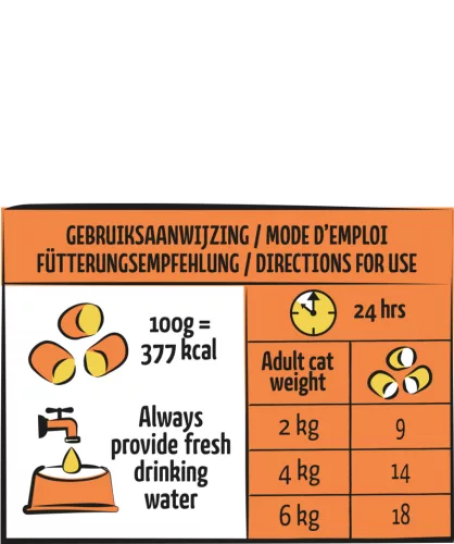 Versele-Laga Lara snack Crunchy Chicken Balls Dental Snacks 0,05kg jutalomfalat cicáknak