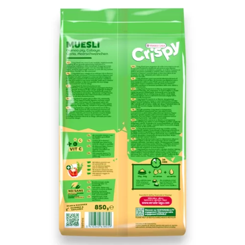Versele-Laga Crispy Muesli-Guinea Pigs tengerimalac eledel 850g ÚJ