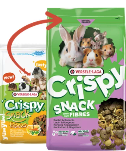 Versele-Laga Crispy Snack Fibres rágcsáló csemege 1,5kg