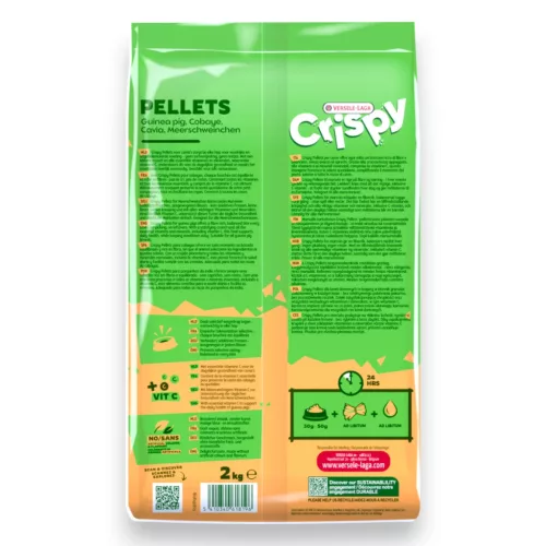 Versele-Laga Crispy Pellets Guinea Pig tengerimalac eledel 2kg