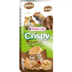   Versele-Laga Crispy Biscuits small animals nuts 6db rágcsáló süti 70g