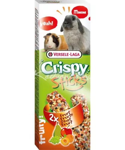 Versele-Laga Crispy Sticks Rabbits-Guinea Pigs Fruit 2db rágcsáló magrúd 110g