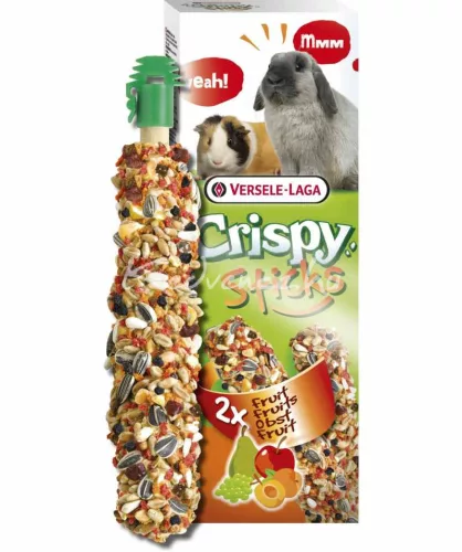 Versele-Laga Crispy Sticks Rabbits-Guinea Pigs Fruit 2db rágcsáló magrúd 110g