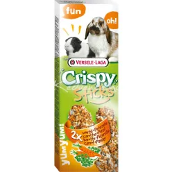   Versele-Laga Crispy Sticks Rabbits-Guinea Pigs Carrot&Parsley 2db rágcsáló magrúd 110g