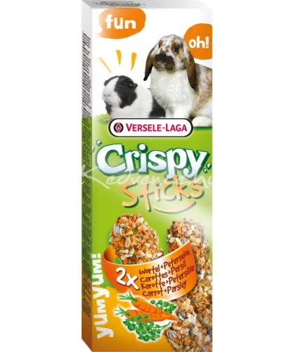 Versele-Laga Crispy Sticks Rabbits-Guinea Pigs Carrot&Parsley 2db rágcsáló magrúd 110g