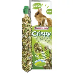   Versele-Laga Crispy Mega Sticks Rabbit-Guinea Pig GreenMeadow 2db rágcsáló magrúd 140g