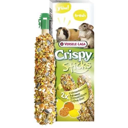 Versele-Laga Crispy Sticks Guinea Pig-Chinchillas Citrus Fruit 2db 110g