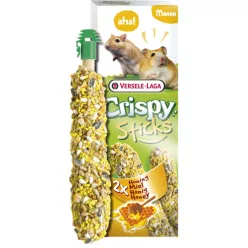   Versele-Laga Crispy Sticks Hamsters-Gerbils Honey 2db rágcsáló magrúd 110g
