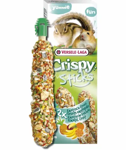 Versele-Laga Crispy Sticks Hamsters-Squirrels Exotic Fruit 2db rágcsáló magrúd 110g [8]