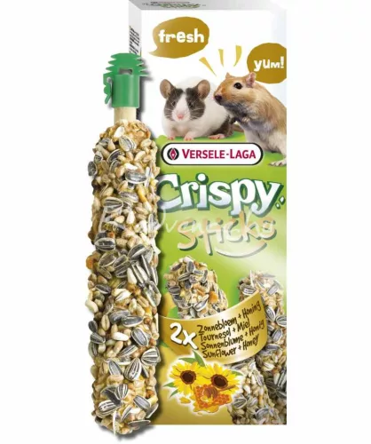 Versele-Laga Crispy Sticks Gerbils-Mice Sunflower&Honey 2db rágcsáló magrúd 110g [8]
