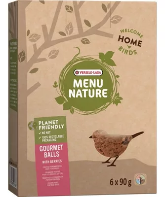 Versele-Laga Menu Nature faggyúgolyó - cinkegolyó erdei gyümölcsökkel 6x90g