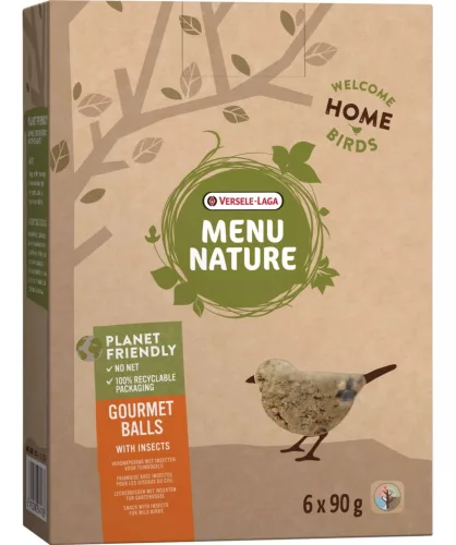 Versele-Laga Menu Nature faggyúgolyó - cinkegolyó rovarokkal 6x90g