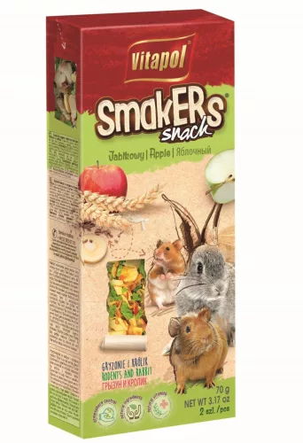 Vitapol Smakers dupla csemegerúd rágcsálóknak almával 90g
