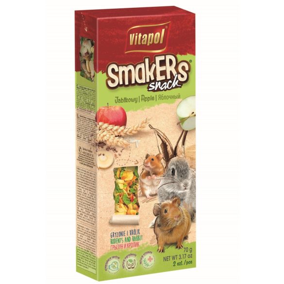 Vitapol Smakers dupla csemegerúd rágcsálóknak almával 90g