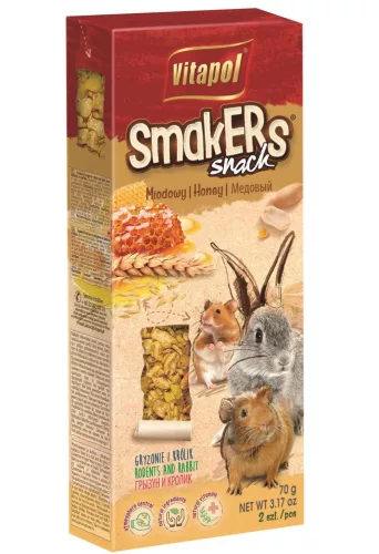 Vitapol Smakers dupla csemegerúd rágcsálóknak mézzel 90g