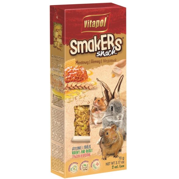 Vitapol Smakers dupla csemegerúd rágcsálóknak mézzel 90g