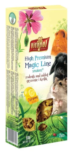 Vitapol Magic Smakers dupla csemegerúd rágcsálóknak citrommal 90g