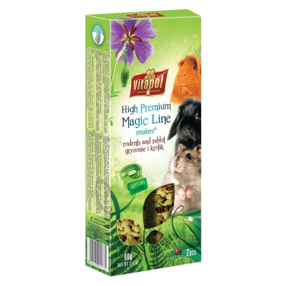 Vitapol Magic Smakers dupla csemegerúd rágcsálóknak uborkával 90g