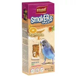   Vitapol Smakers dupla csemegerúd hullámos papagájnak naranccsal 90g
