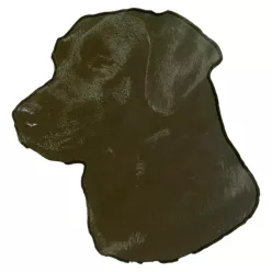 Matrica S 020 - Labrador fekete 8cm