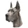 Matrica S 088 - Német dog kék 8cm