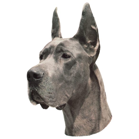 Matrica S 088 - Német dog kék 8cm