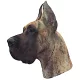 Matrica S 177 - Német dog 8cm