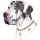 Matrica S 185 - Német dog 8cm