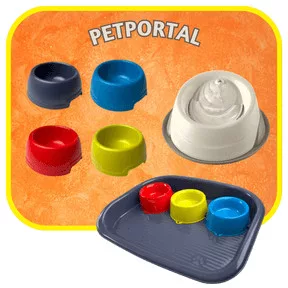 Kutya etető-itató tálak