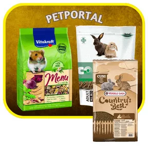 Rágcsáló tápok és magkeverékek