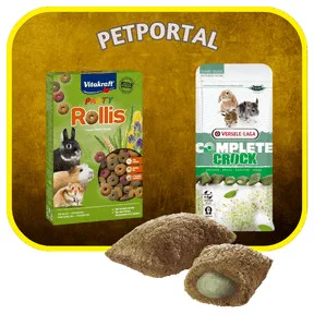 Jutalomfalatok kisemlősöknek