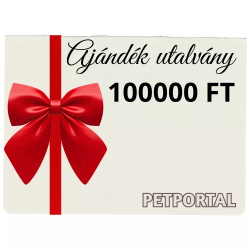  Ajándékutalvány 100000 forint értékben