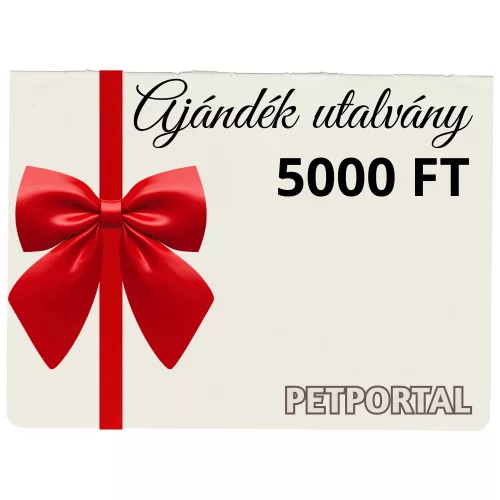  Ajándékutalvány 5000 forint értékben