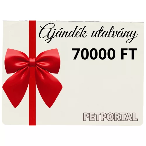 Ajándékutalvány 70000 forint értékben
